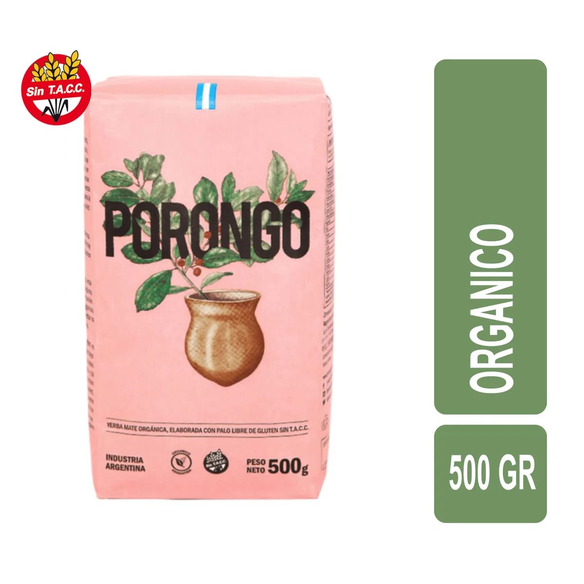 PORONGO-Yerba mate orgánica 500g