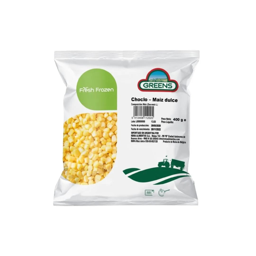 GREENS - Choclo Congelado x 1 Kg.