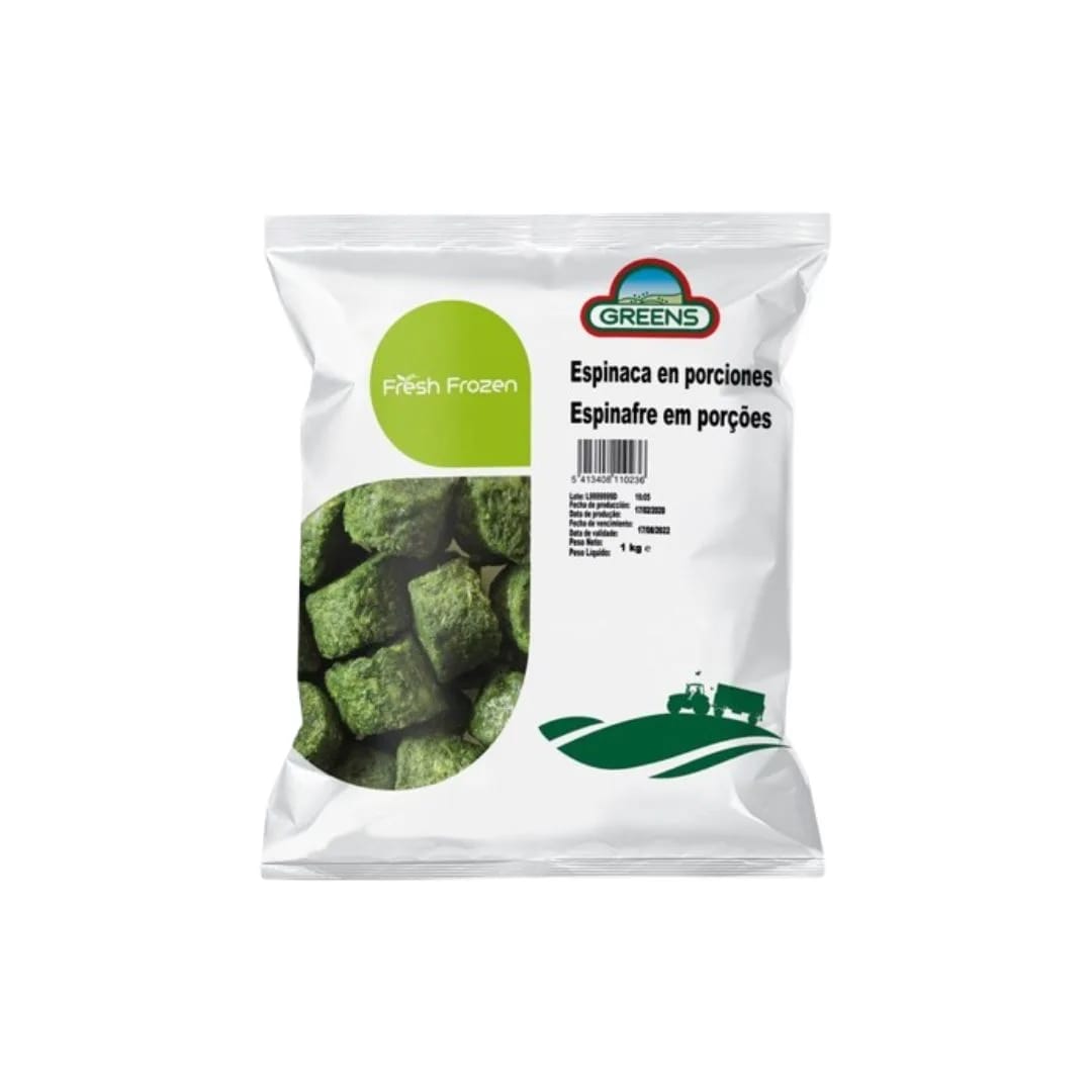 GREENS - Espinaca Congelada x 1Kg.