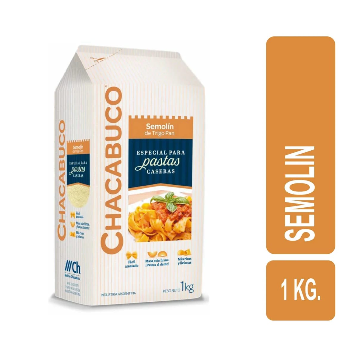 CHACABUCO - HARINA SEMOLIN 1kg (6031)