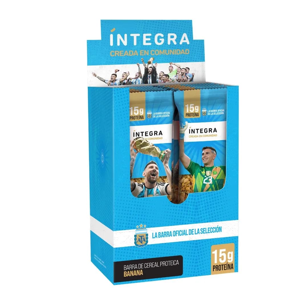 INTEGRA - BARRA PROTEICA BANANA AFA 43gr x 10u