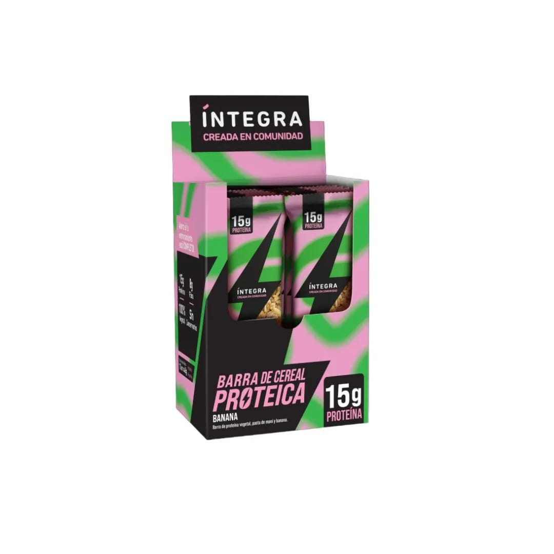 INTEGRA - BARRA PROTEICA BANANA 43 gr x 10u