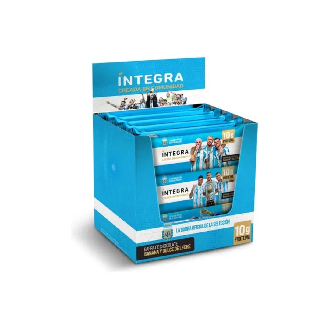 INTEGRA - BARRA Chocolate con BANANA CON DDL AFA 41gr x 10u