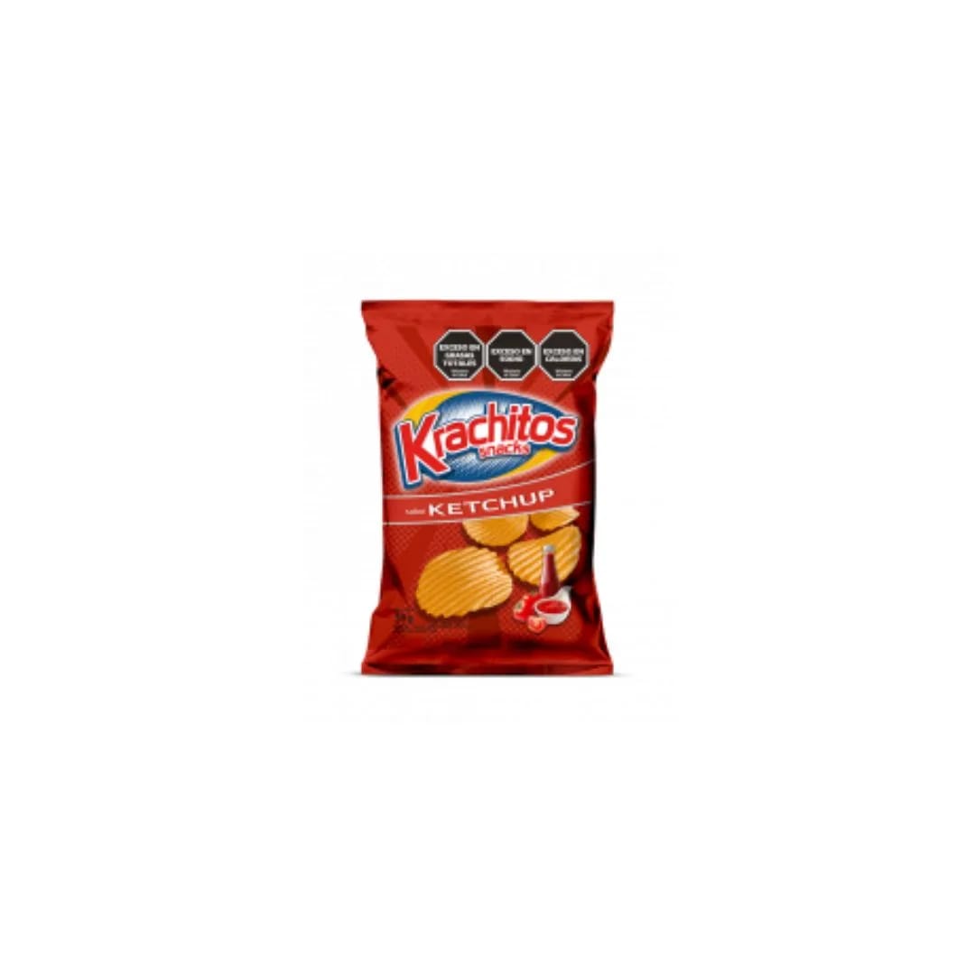 KRACHITOS - Papas Fritas C Americano KETCHUP 55gr