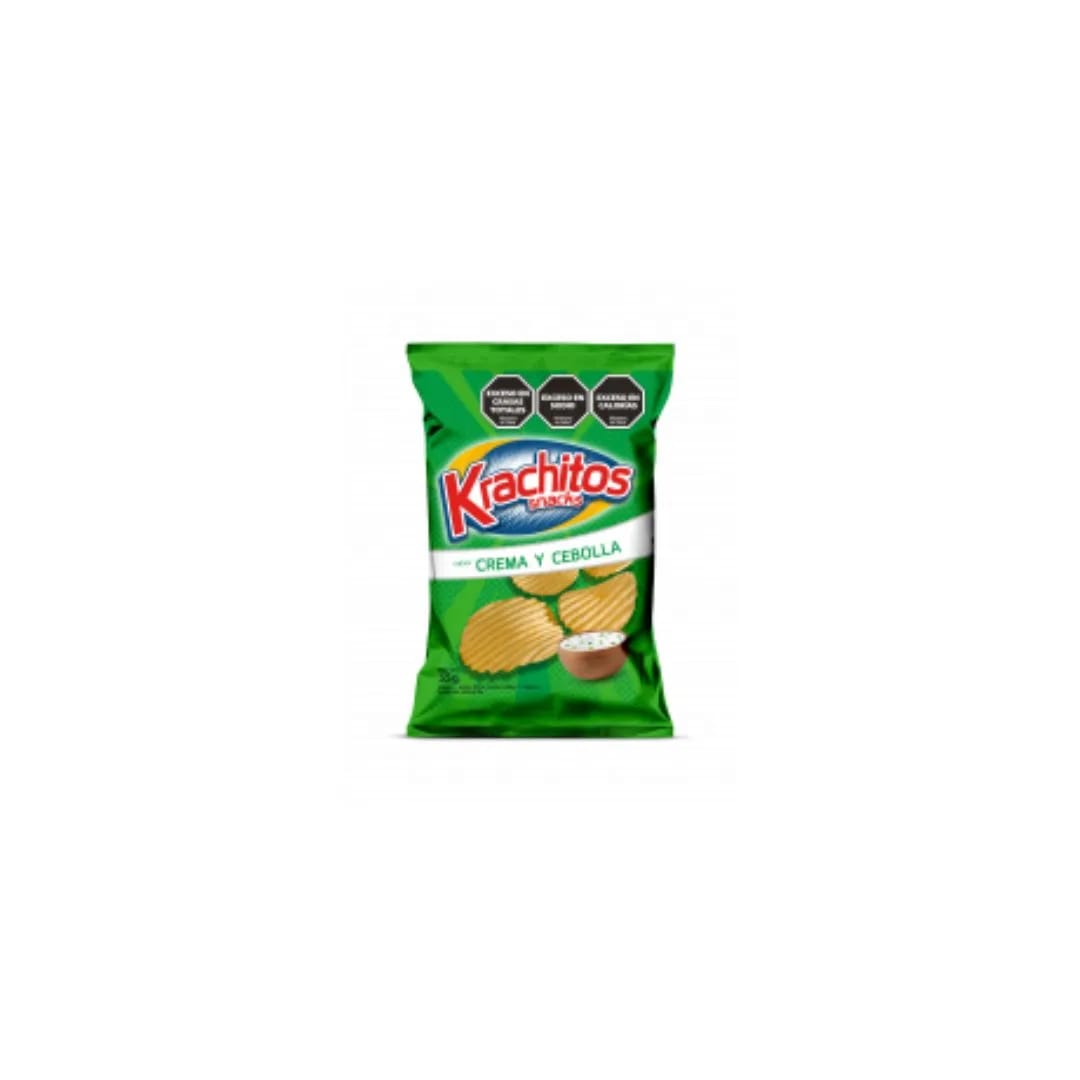 KRACHITOS - Papas Fritas Sabor Crema y Cebolla 55 gr