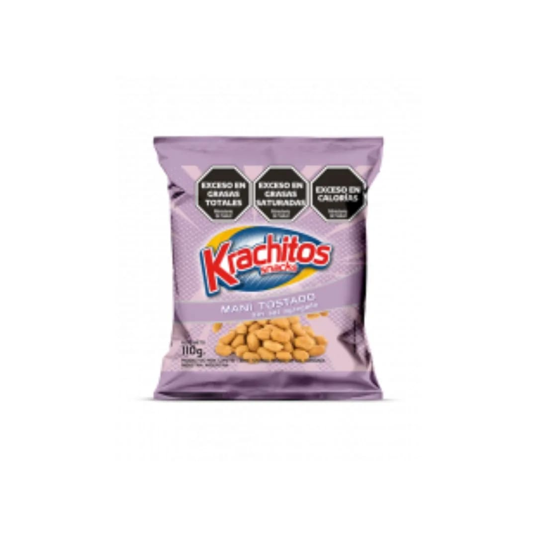 KRACHITOS - Mani Tostado SIN SAL 110 gr