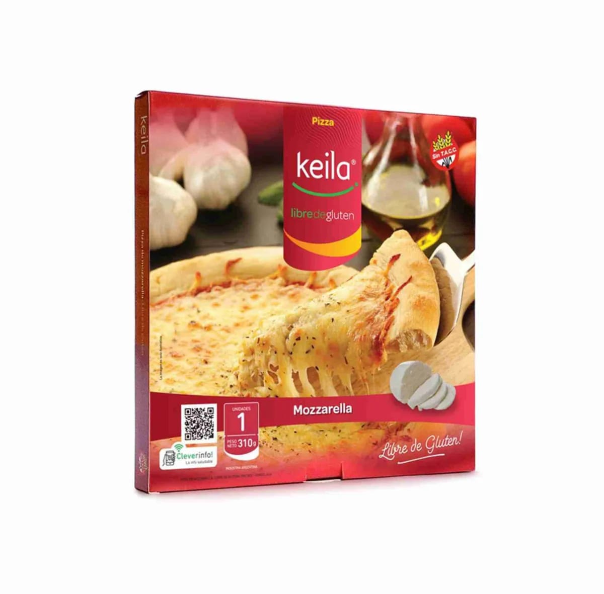 KEILA - Pizza de muzzarella Gluten Free