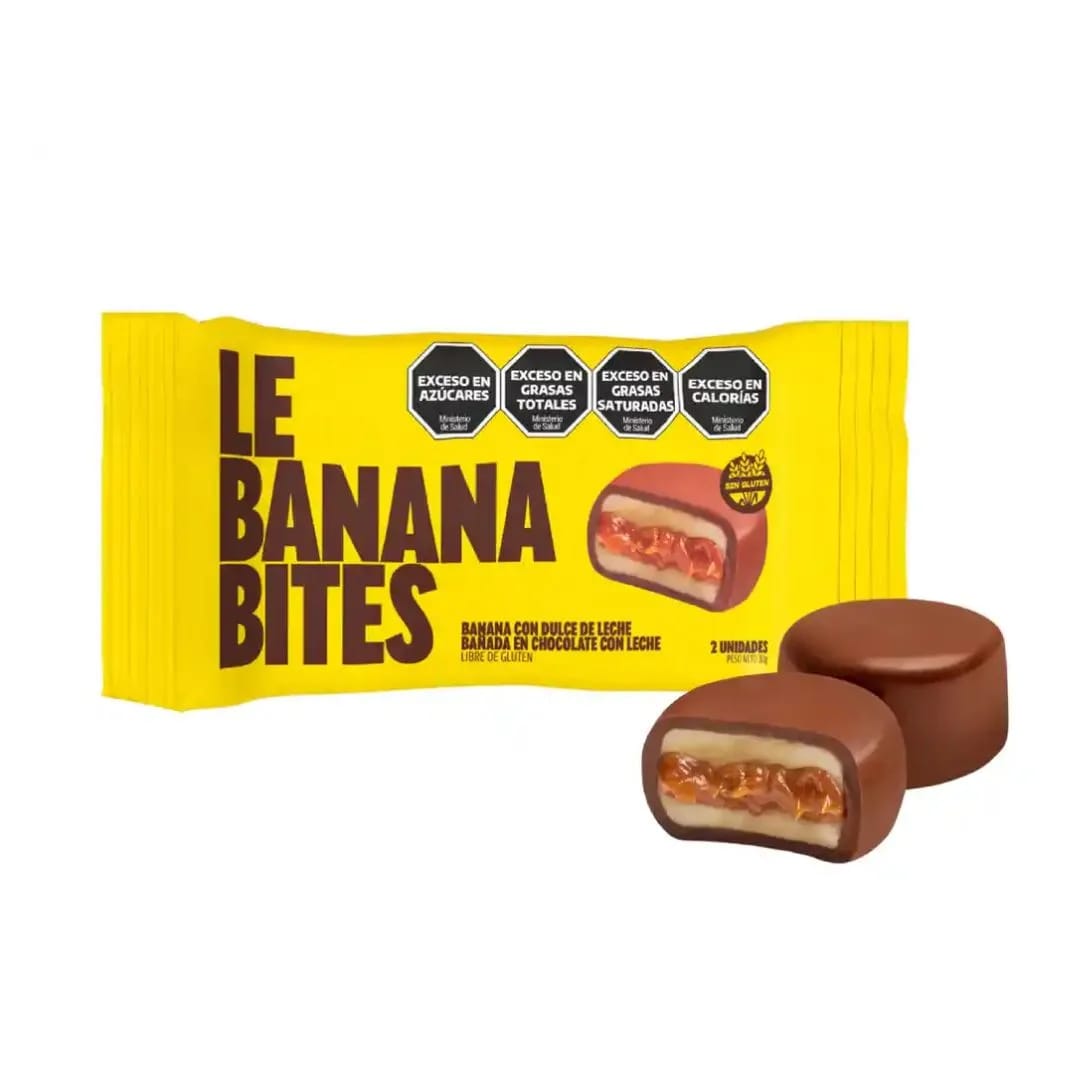 LE BANANA - BITE Flowpack Chocolate con Leche