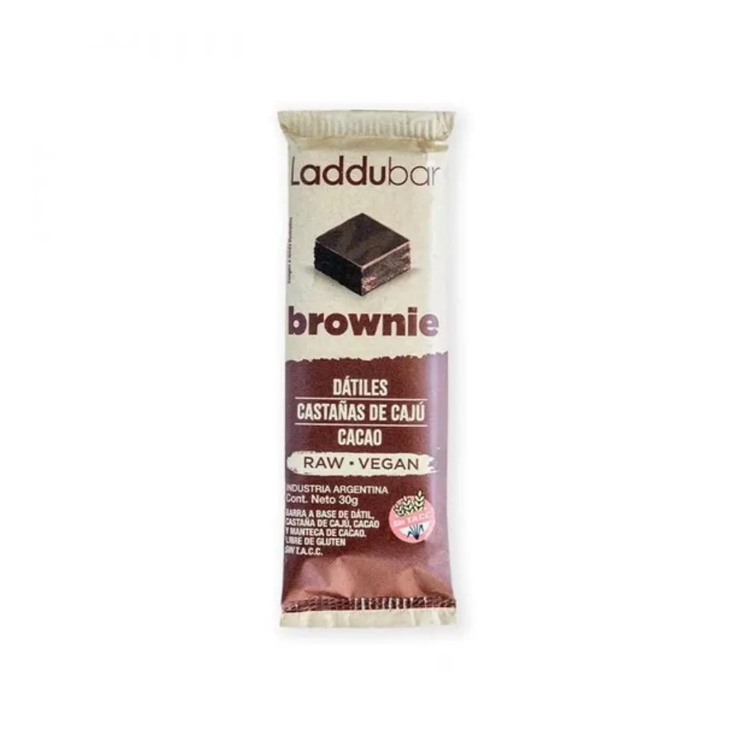 LADDU BAR - Barra Datiles Brownie 30g x 12un.