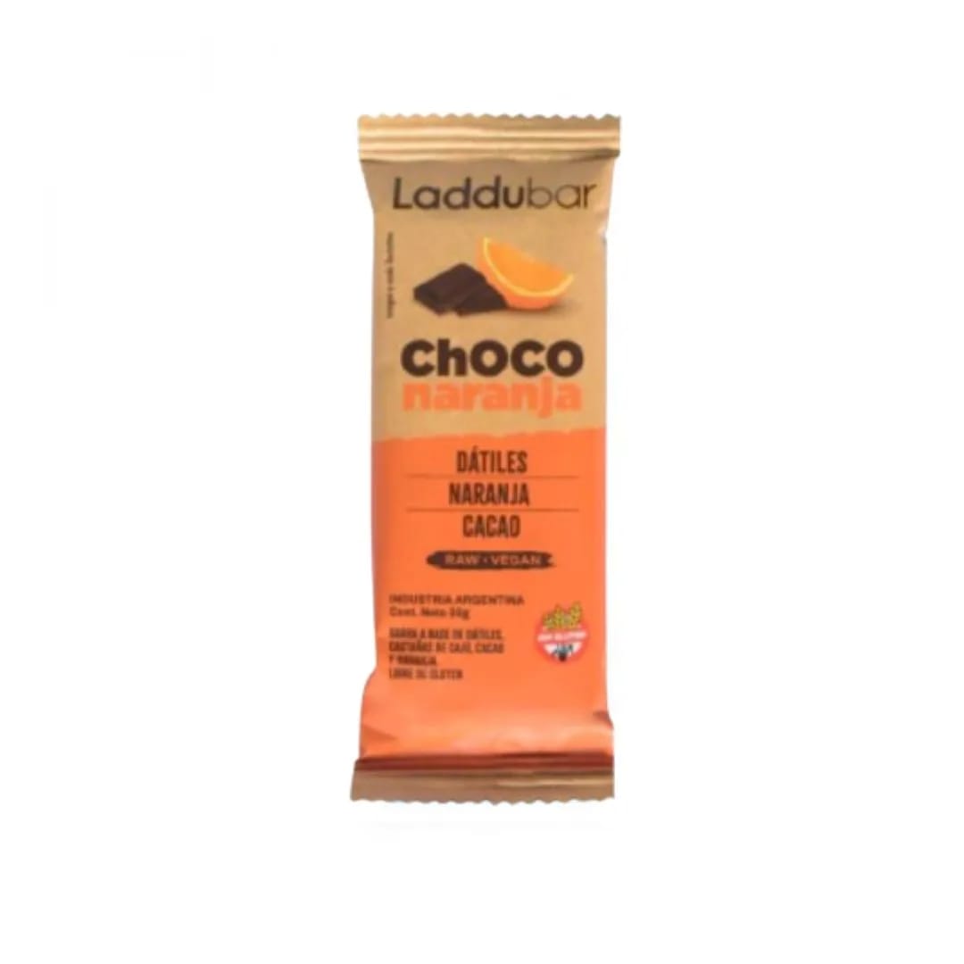 LADDU BAR - Barra Datiles Choco Naranja 30g x 12un.