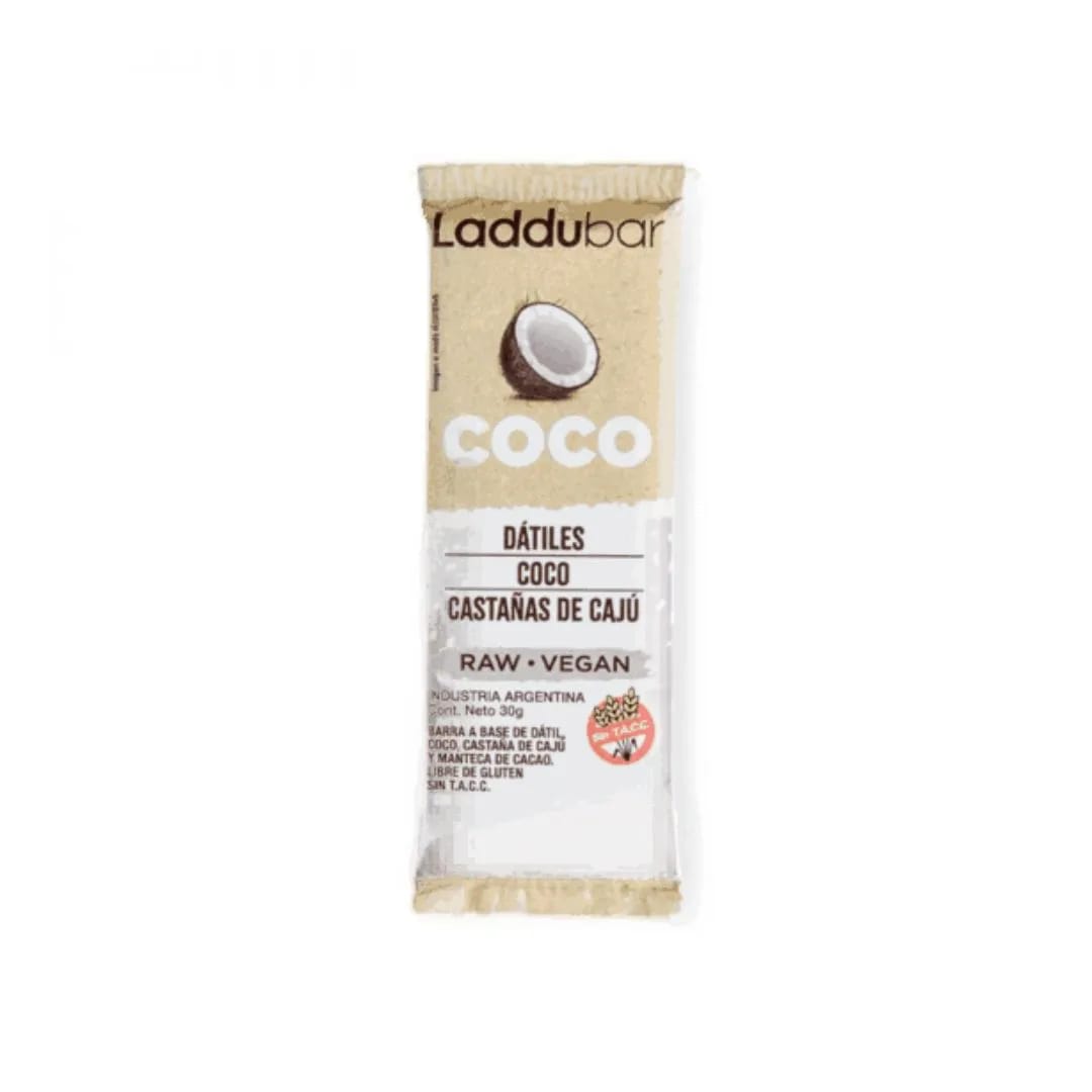 LADDU BAR - Barra Datiles Coco 30g x 12u