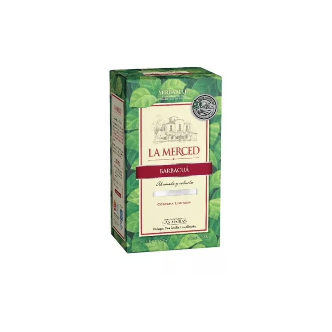 LA MERCED - Yerba Mate Barcbacua x 500grs.