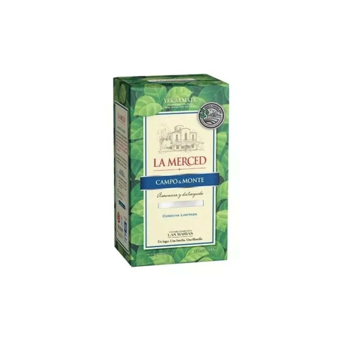 LA MERCED - Yerba Mate Campo & Monte x 500grs.