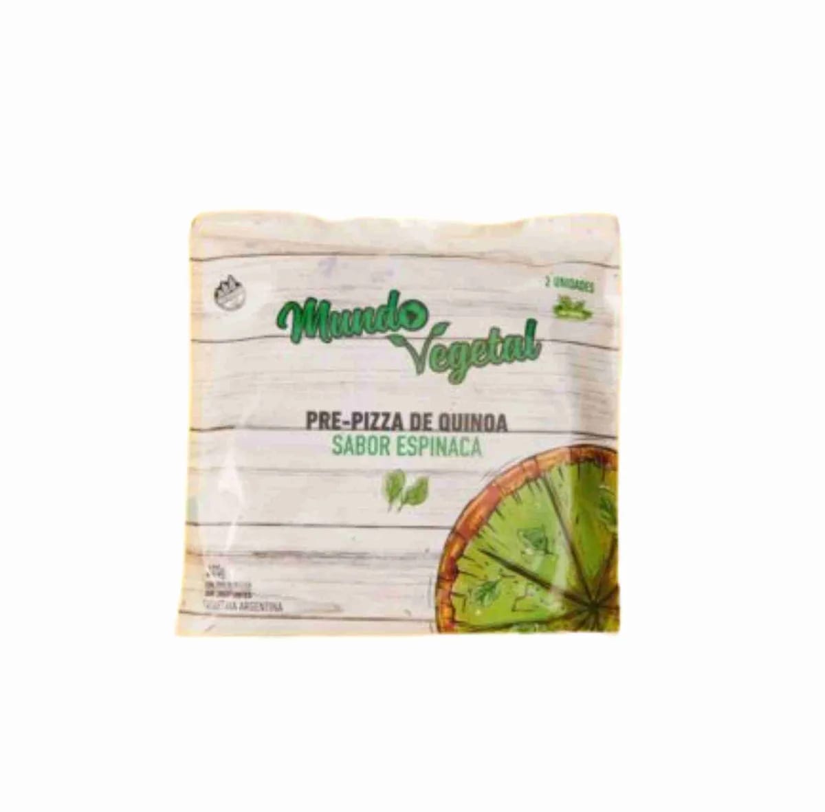 MUNDO VEGETAL - Prepizza de QUINOA ESPINACA x 2u