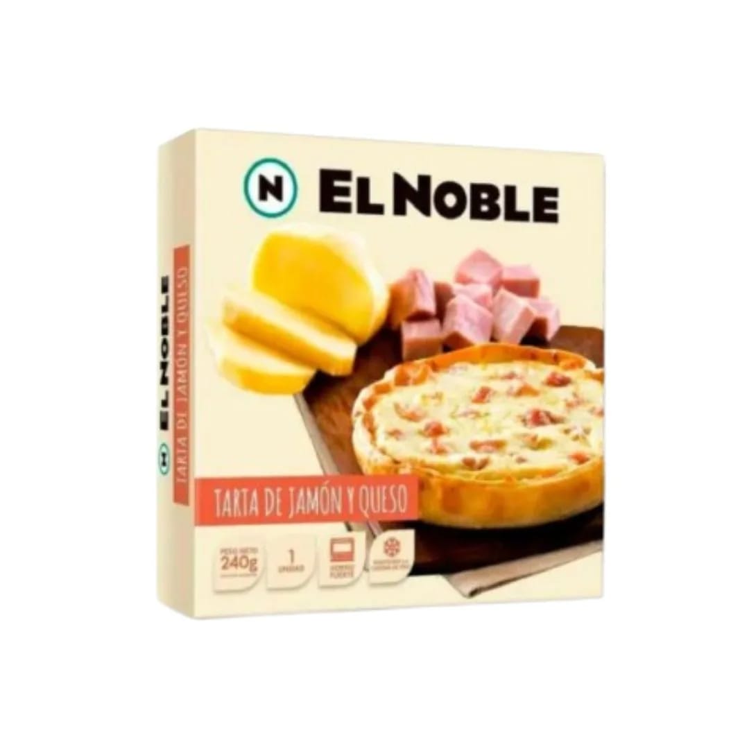 EL NOBLE - Tarta de Jamon y Queso x 240Grs.