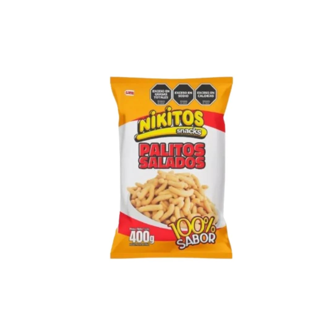 NIKITOS - Palitos Salados 400gr x 12 unid