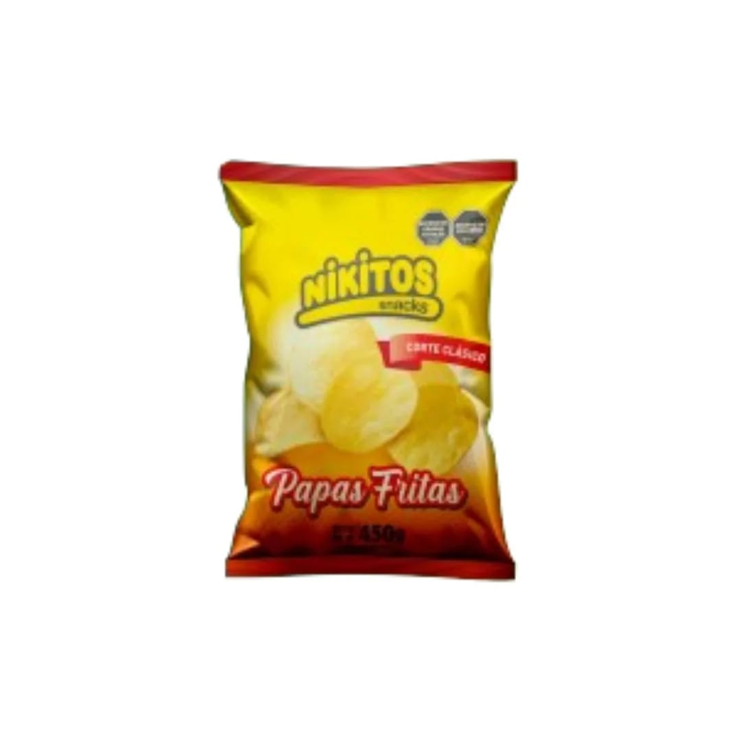 NIKITOS - Papas Fritas Corte Clasico 450gr x 7 unid