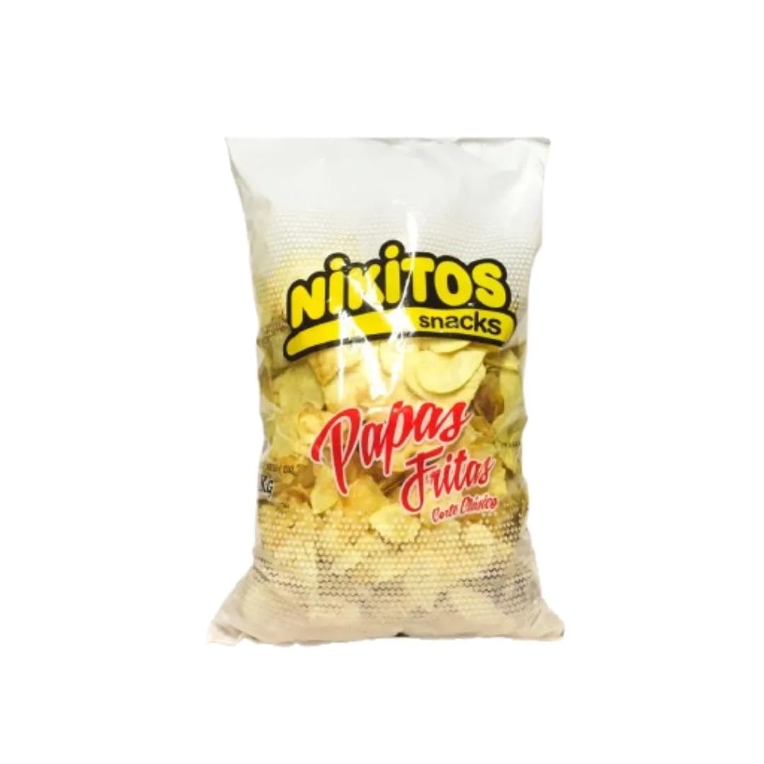 NIKITOS - Papas Fritas Corte Clasico 1kg x 6 unid