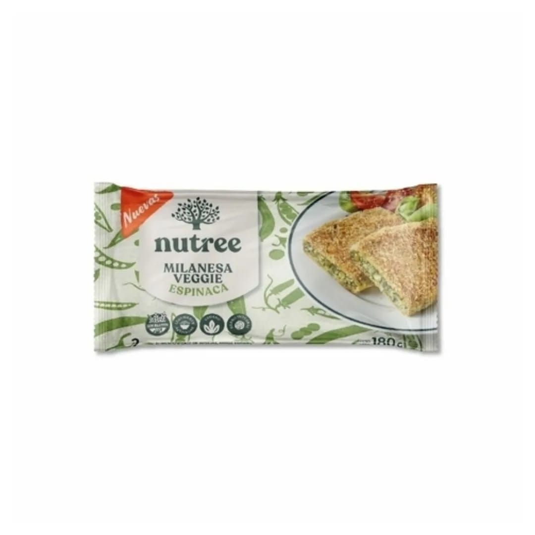 NUTREE - Milanesa Veggie ESPINACA S/Tacc x 2un.