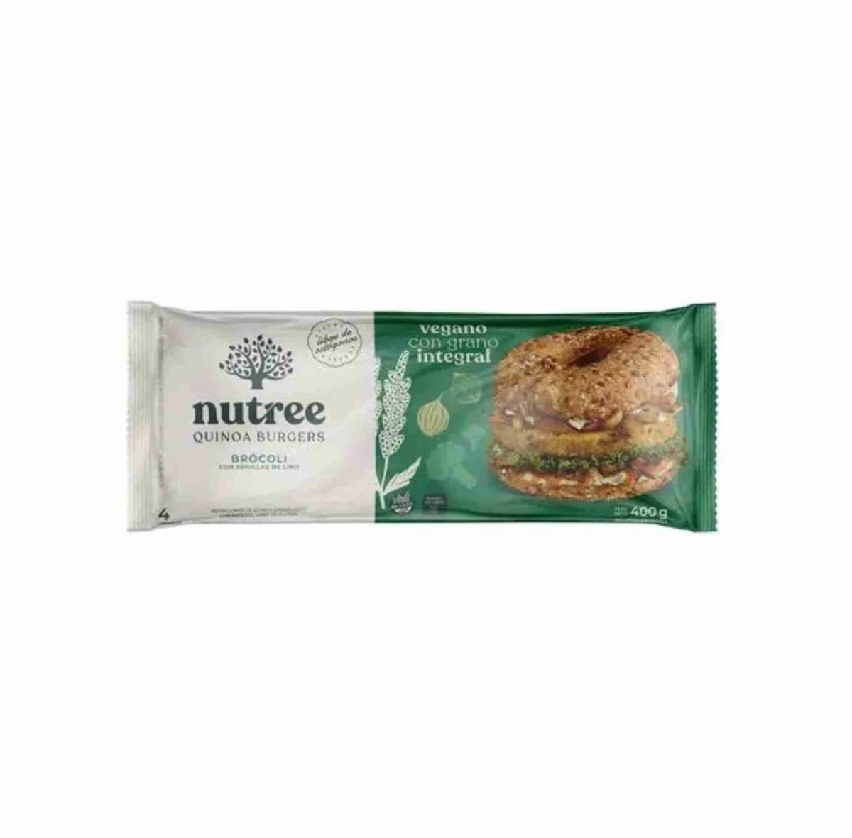 NUTREE - Medalllon de Quinoa BROCOLI x 4u