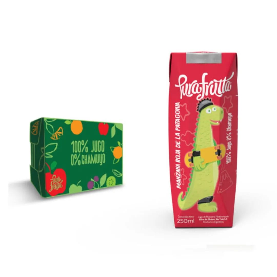 PURA FRUTTA - Jugo de Manzana Kids 250ml. x 9 UNIDADES