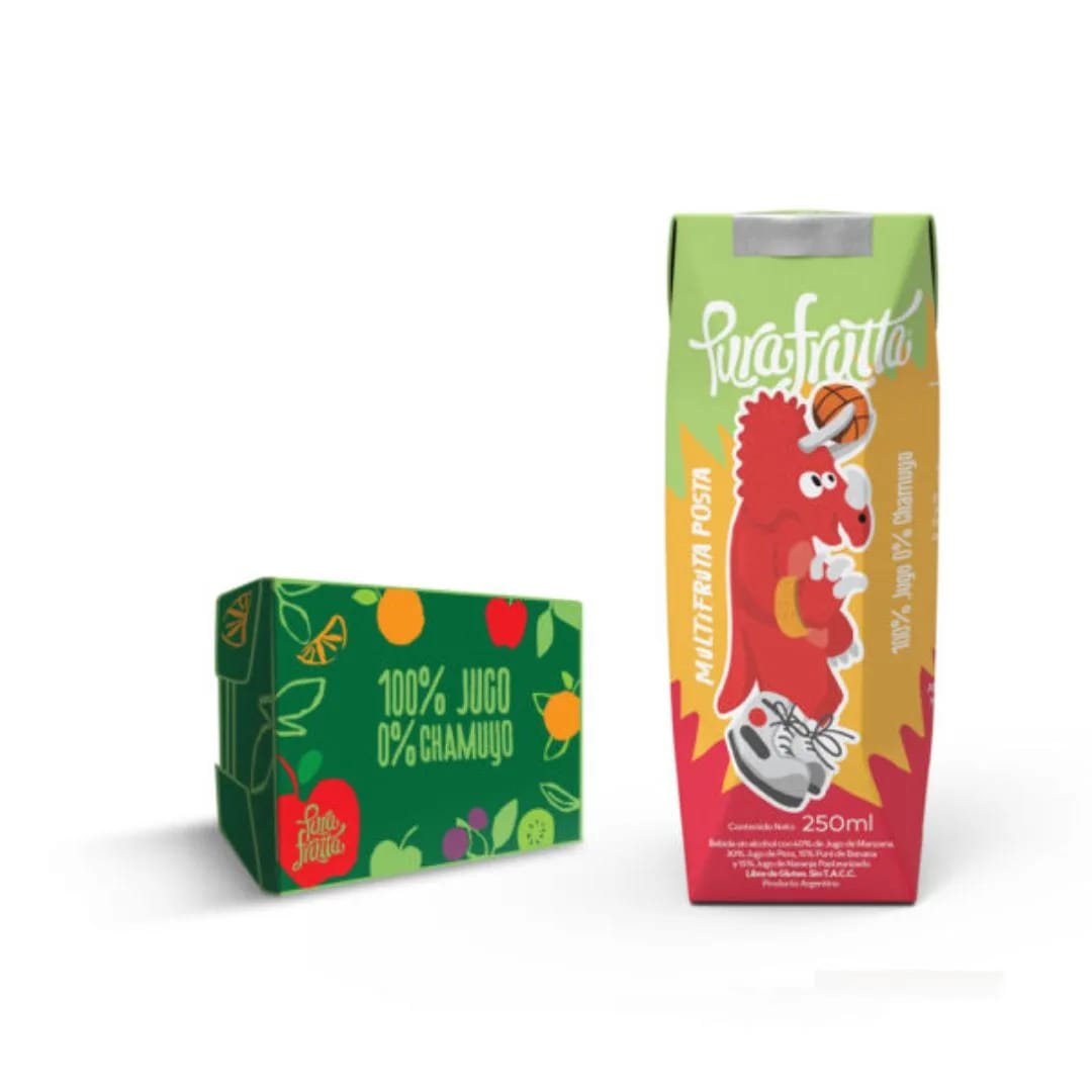 PURA FRUTTA - Jugo Multifruta Kids 250ml. x 9 UNIDADES