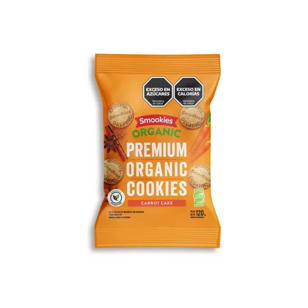 SMOOKIES - Galletitas Premium Carrot Cake 120gr