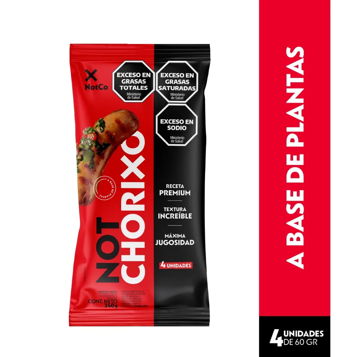 NOTCO - Not Chorizo 4x60 grs.