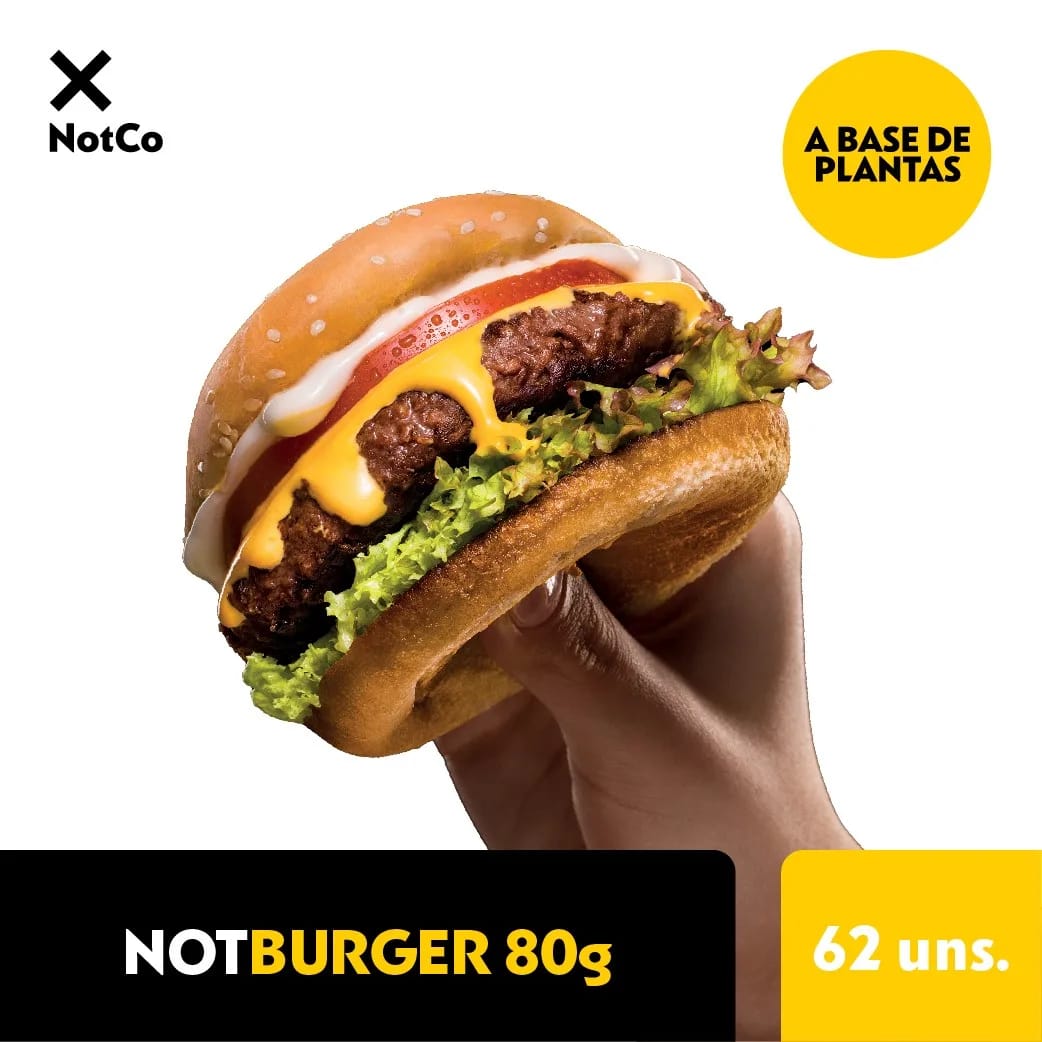 NOTCO - NOT BURGER ARVEJA FS 80gr x 62u 5kg