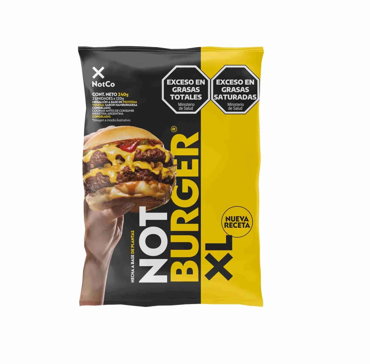 NOTCO - Not Burger XL Nueva Receta 2 x 120gr
