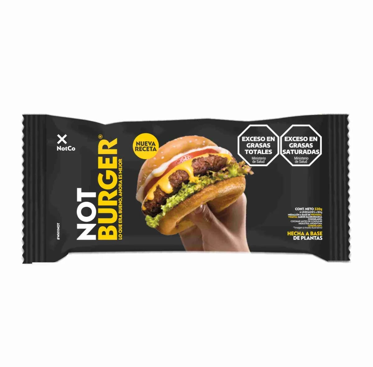 NOTCO - Not Burger Nueva Receta 4 x 80g