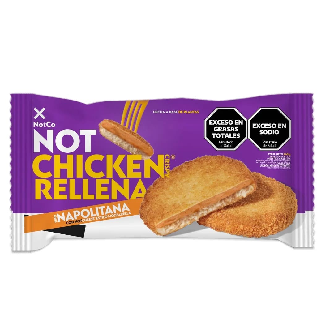 NOTCO - Not Chicken Crispy Rellenas Napolitana 2x120gr