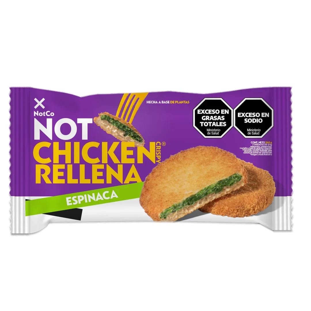 NOTCO - Not Chicken Crispy Rellenas ESPINACA 2 x 120gr