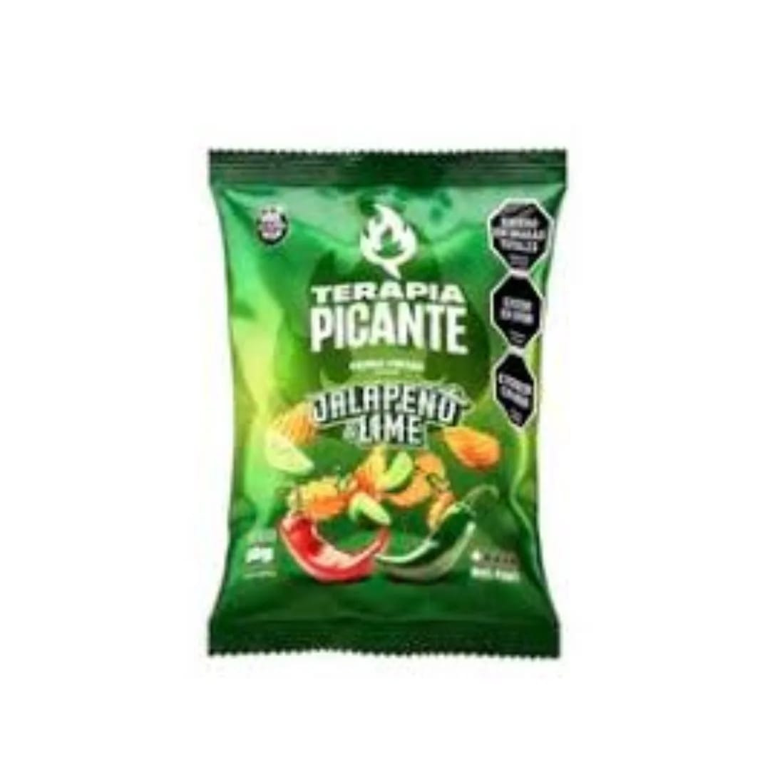 TERAPIA PICANTE - Papas Fritas JALAPEÑO y LIMA 60gr.