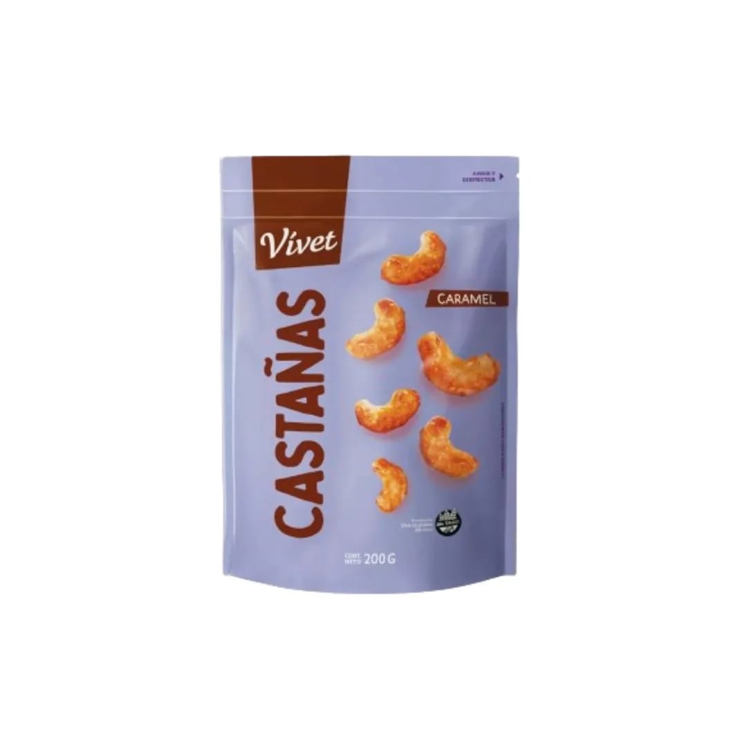 VIVET - Castañas de Caju Caramel 200 grs.