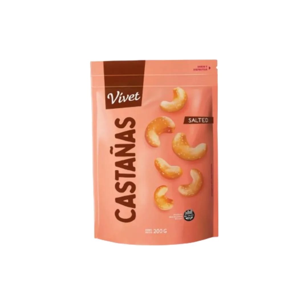 VIVET - Castañas de Caju Salted 200gr