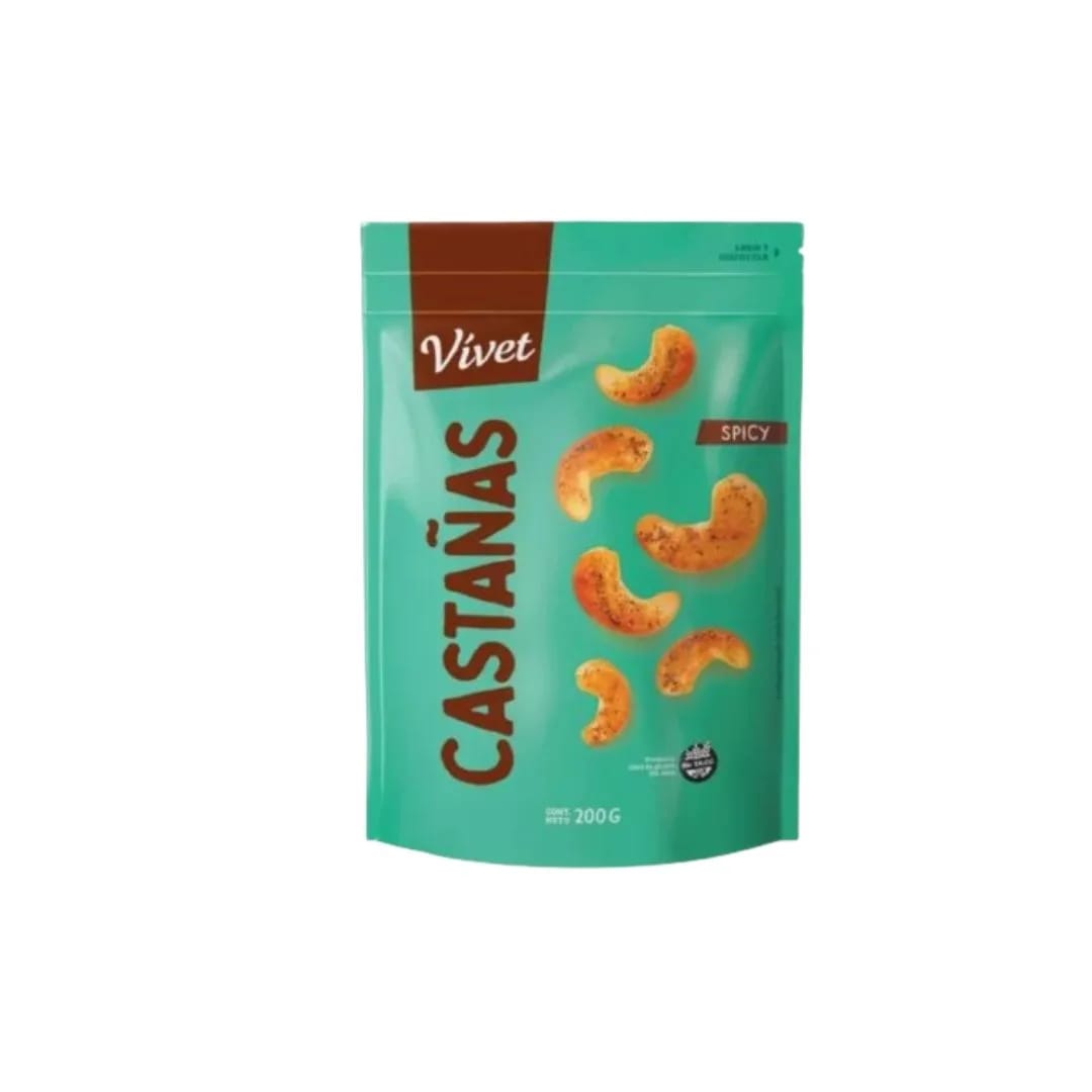 VIVET - Castañas de caju Spicy 200gr