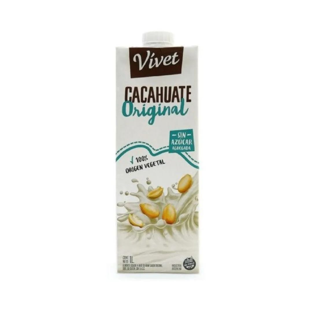 VIVET - Leche de Cacahuate Original x 1lt