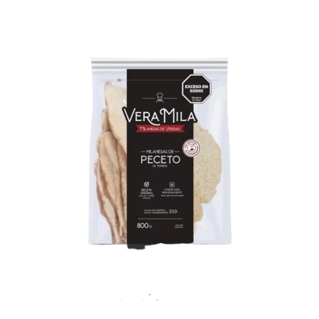VERA MILA - Milanesa PECETO 800gr