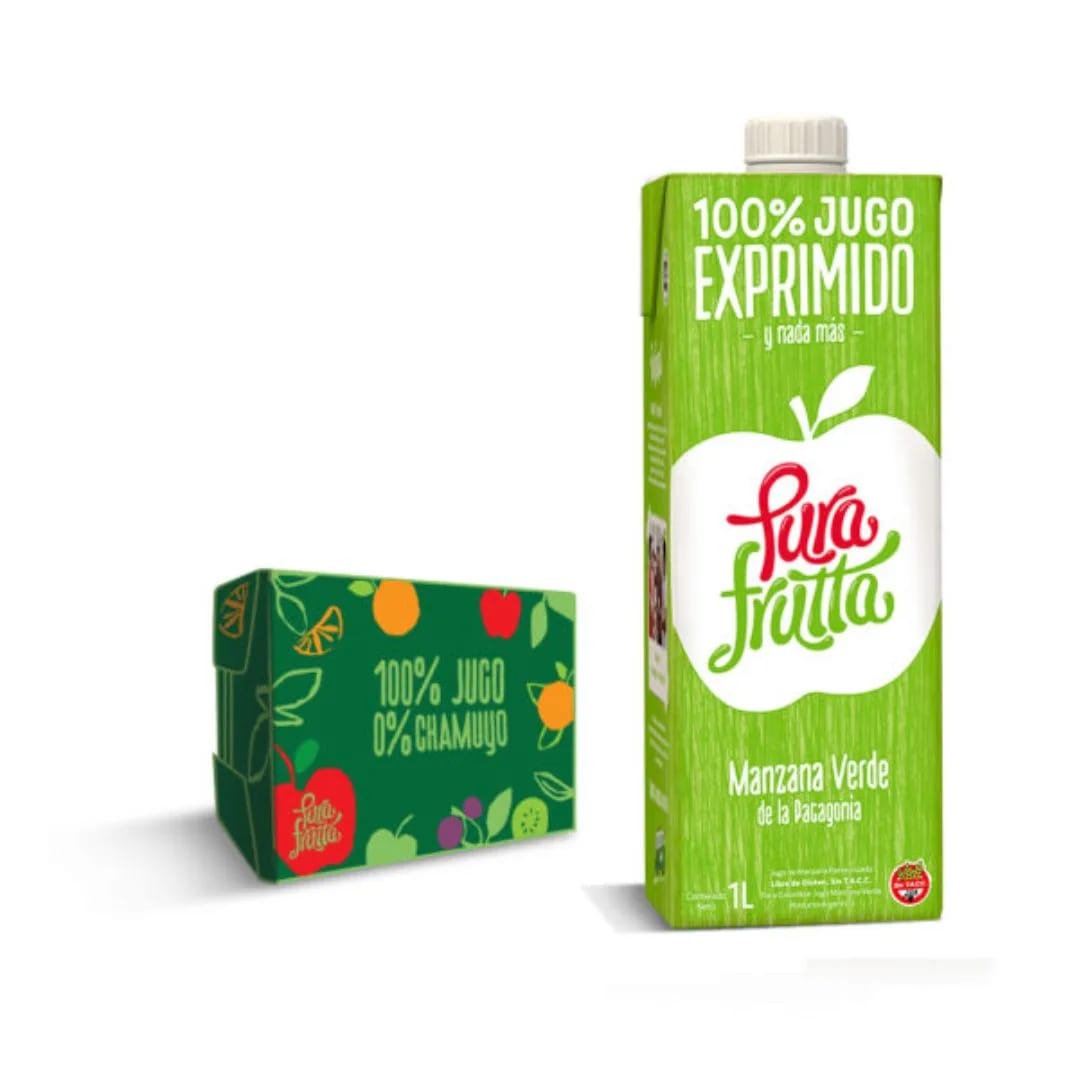 PURA FRUTTA - Jugo Manzana Verde 1 lt