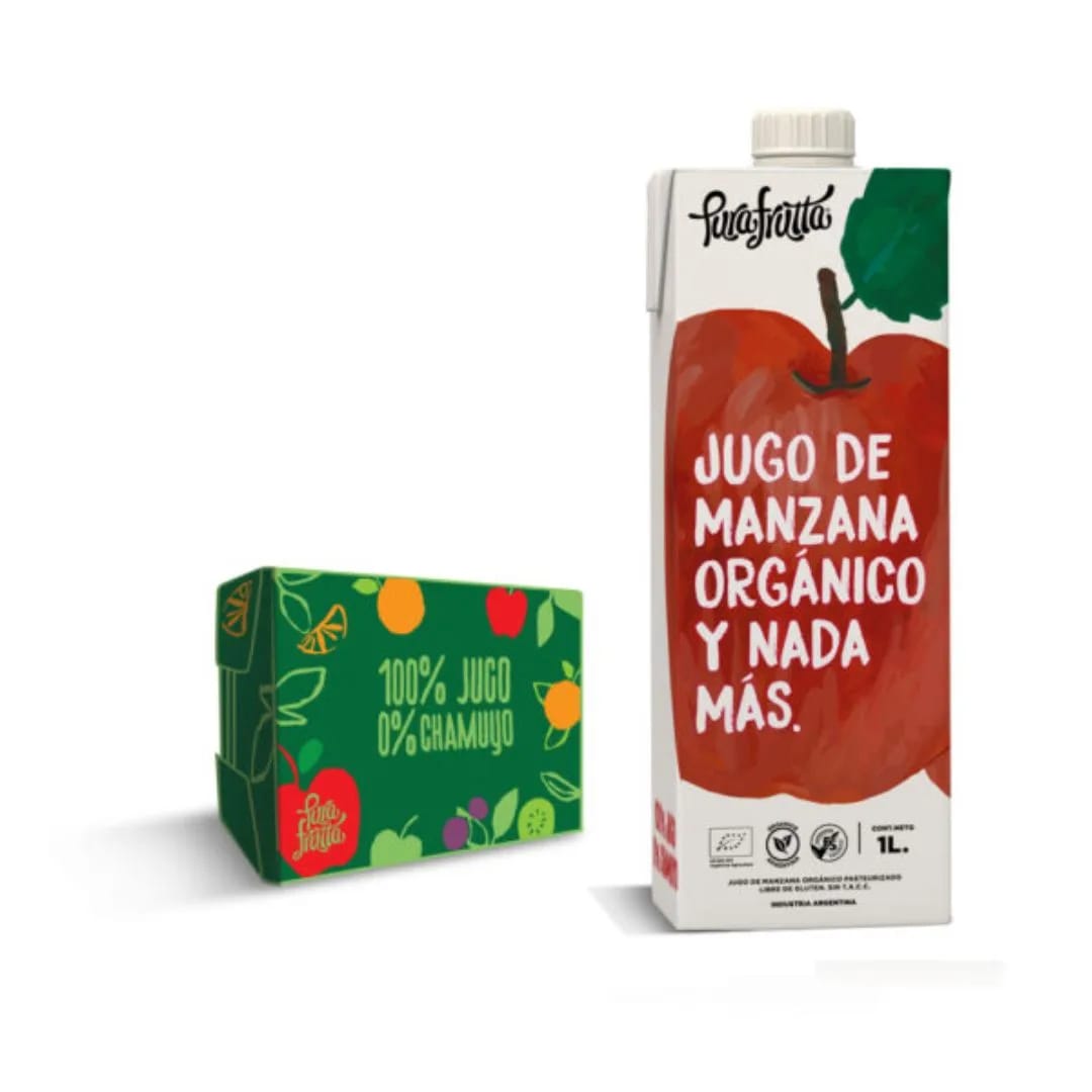 PURA FRUTTA - Jugo Manzana Organica 1 lt