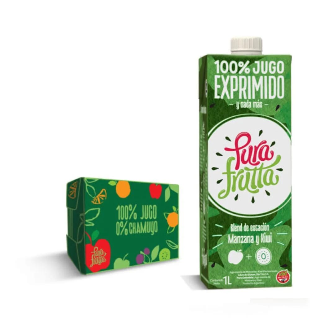 PURA FRUTTA - Jugo Manzana y Kiwi 1 lt