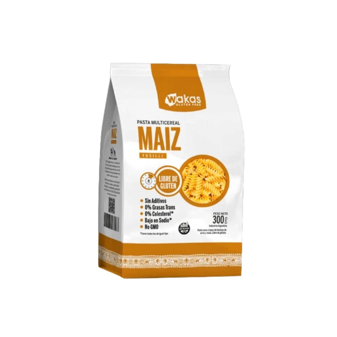 WAKAS - Fusilli Multicereal con KALE 300gr