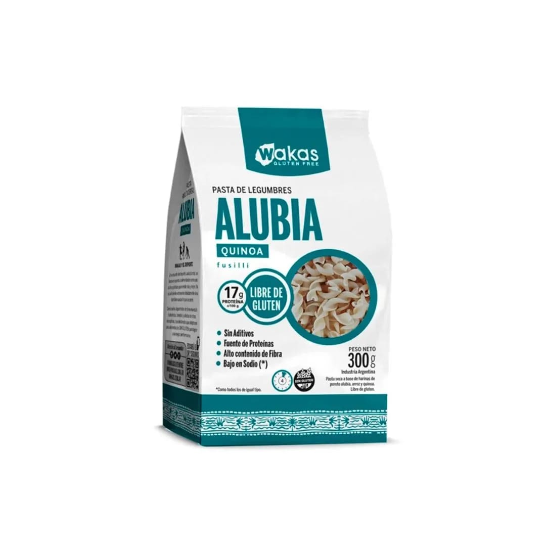 WAKAS - Fusilli de Legumbres ALUBIA Quinoa 300gr