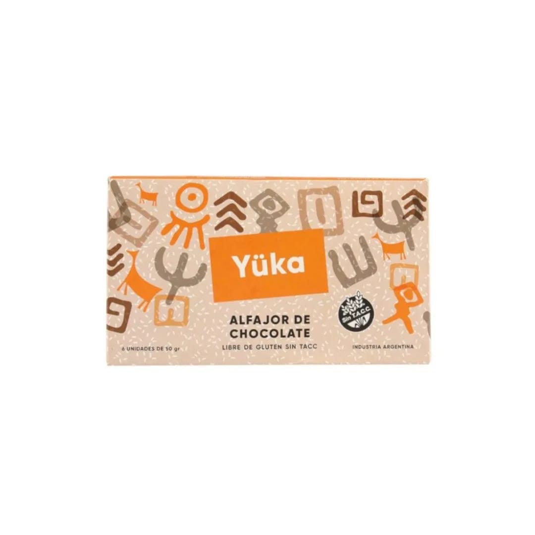 YUKA - Alfajores de Chocolate S/Tacc x 6un
